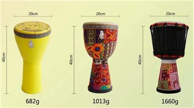8" Timpani Affricanaidd Proffesiynol Di-diwnio